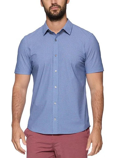 Med Blue Combo - Lynco SS Printed Jersey Shirt
