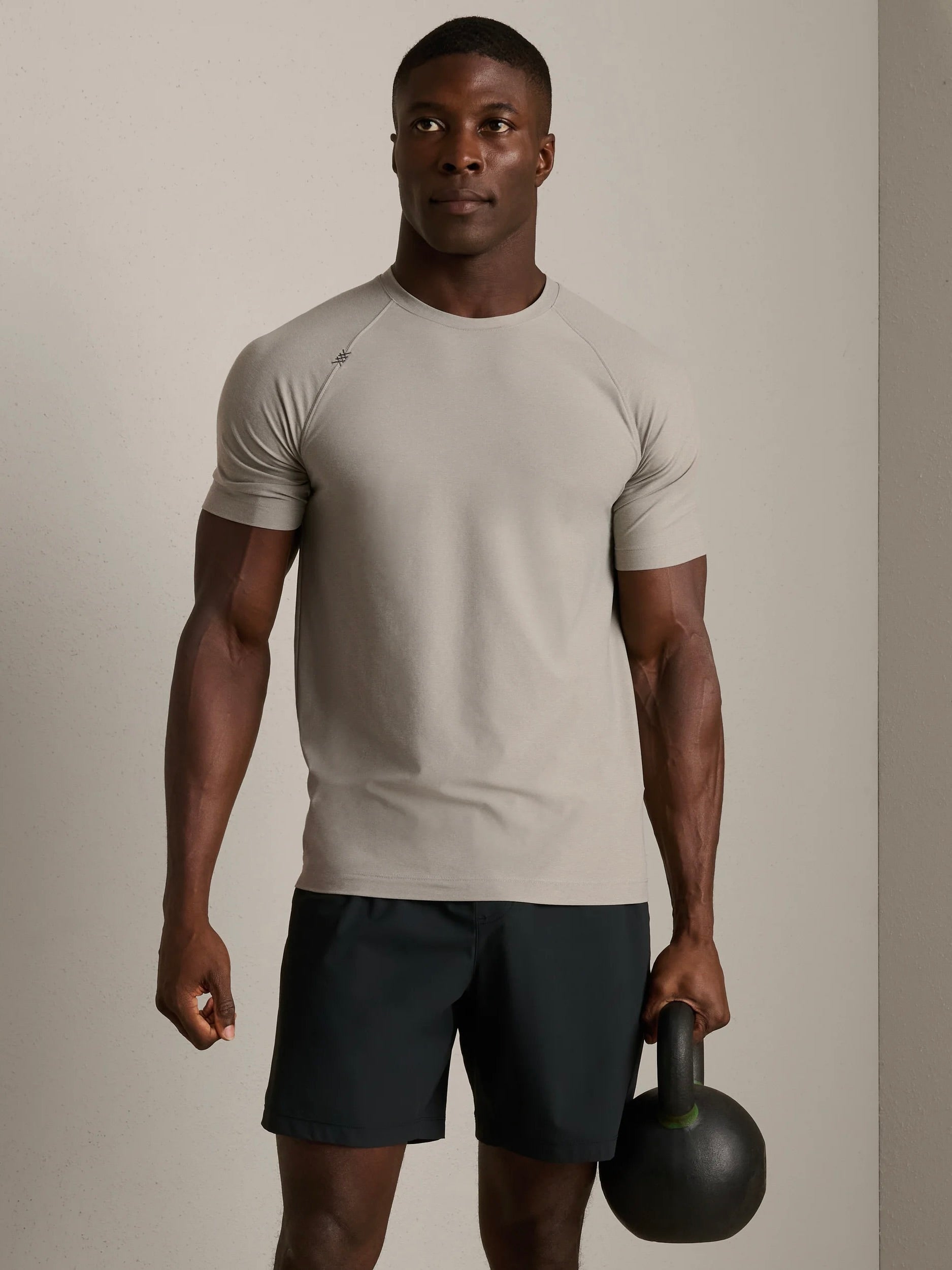 Griffin-/White Heather - Reign Short Sleeve Tee