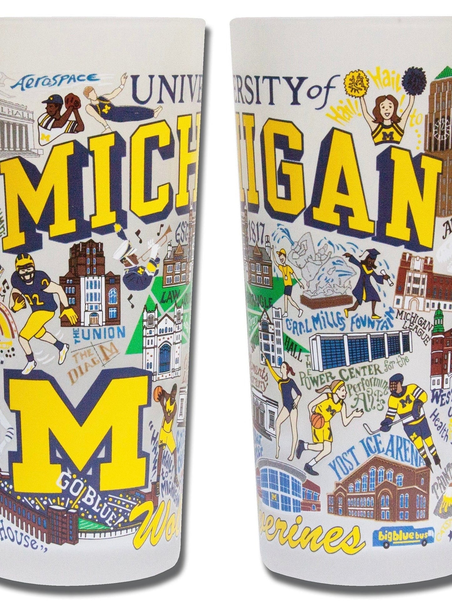 Collegiate Drinking Glass