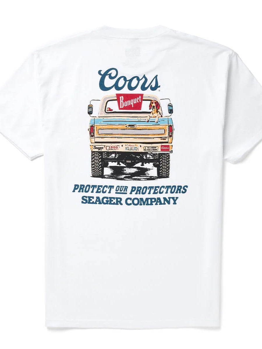 White - Seager x Coors Banquet Bumper Tee