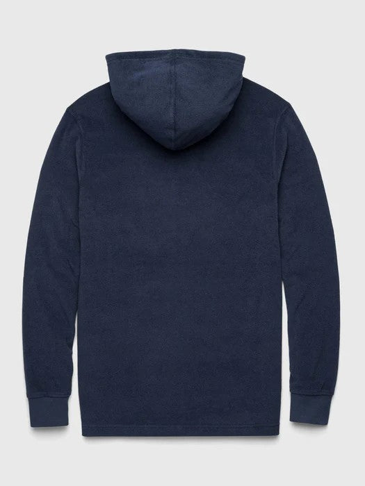 Navy Blazer - Dave LS Terry Hooded Pullover