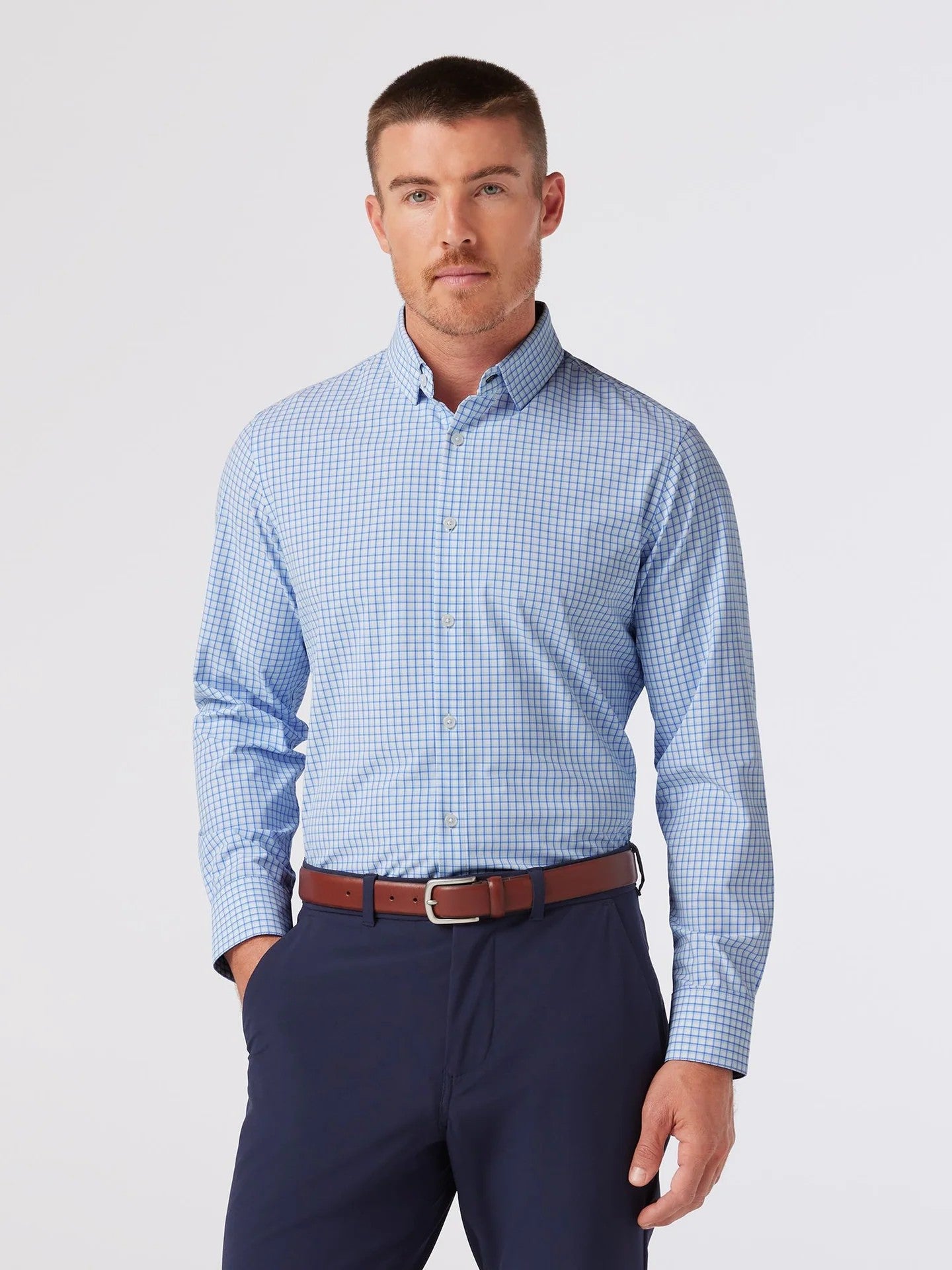 Provence Logan Plaid - Leeward LS Dress Shirt