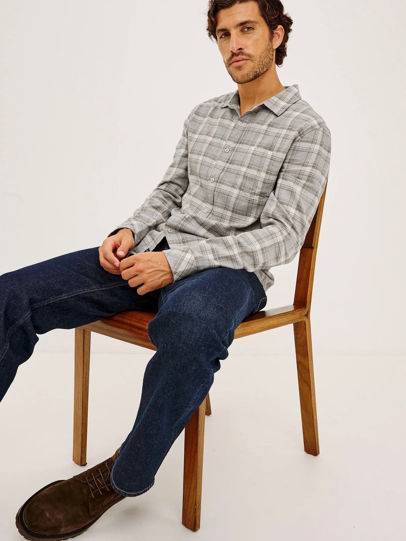 Live Edge Heather- Wyatt Shirt