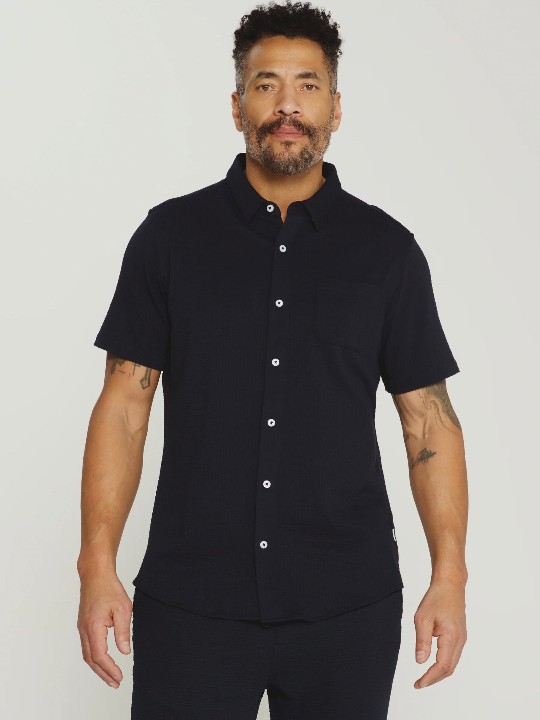 Navy - Bennet Short Sleeve Shirt