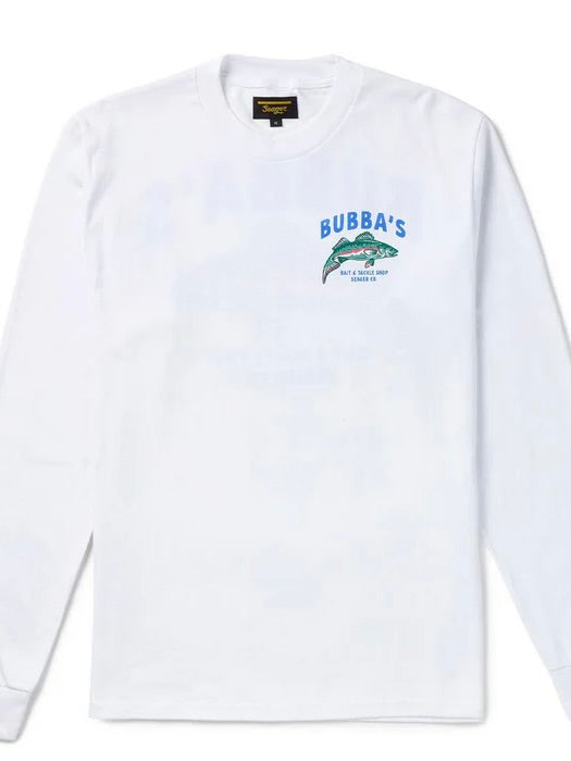 White - Bubba's Tee L/S