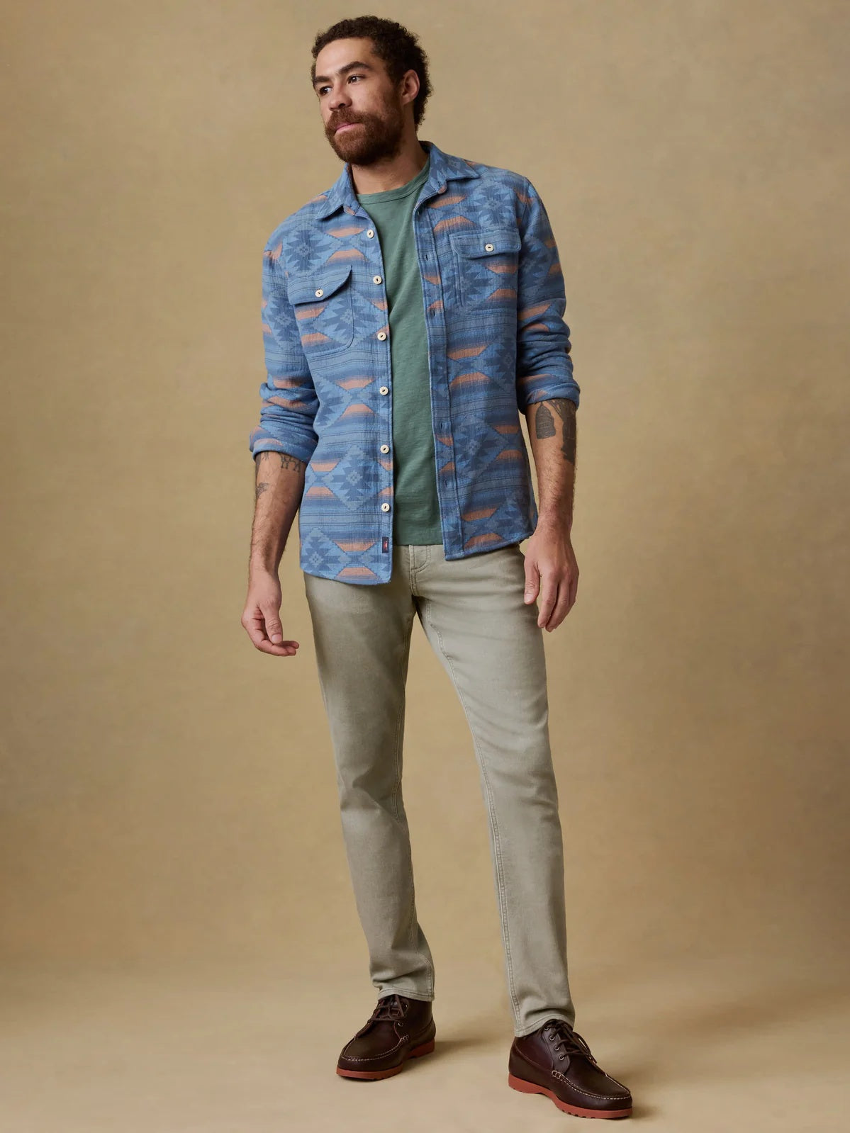 Coastal Sage - Stretch Terry 5 Pocket
