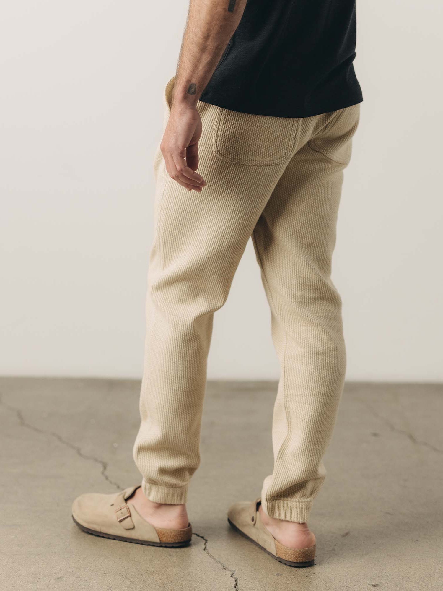 Natural Sashiko - The Apres Pant