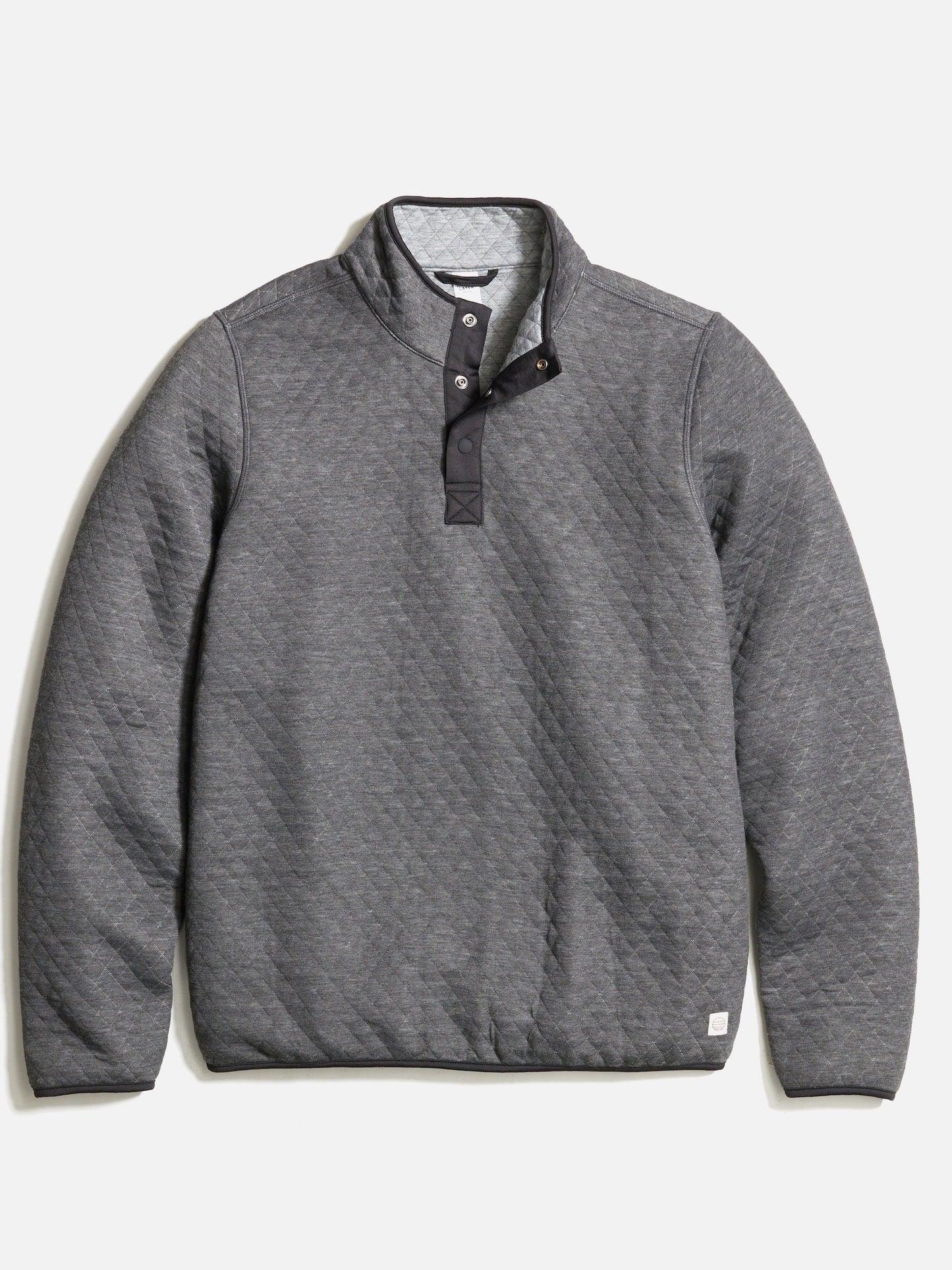Charcoal/Mid Heather Grey - Corbet Reversible Pullover