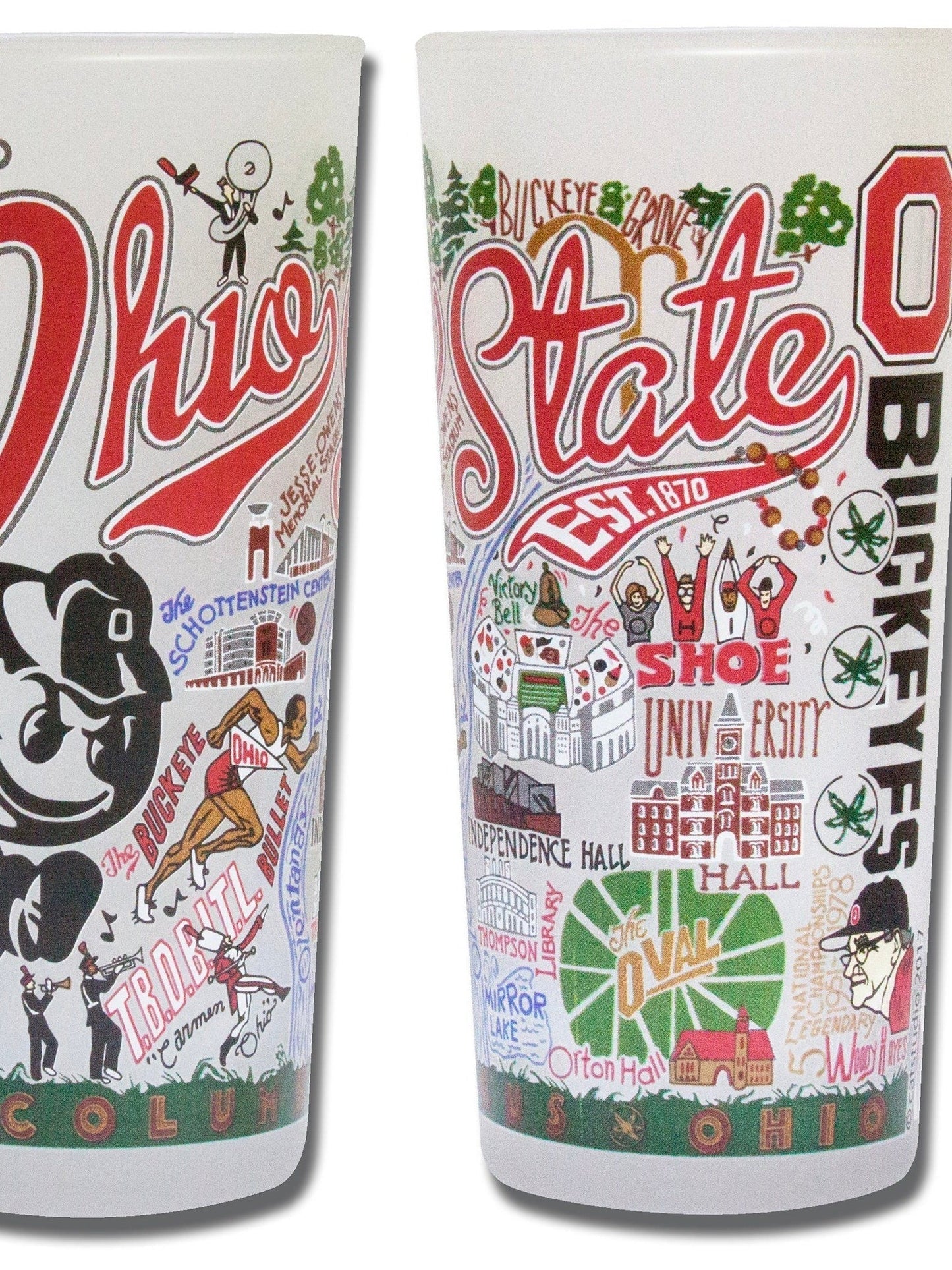 Collegiate Drinking Glass