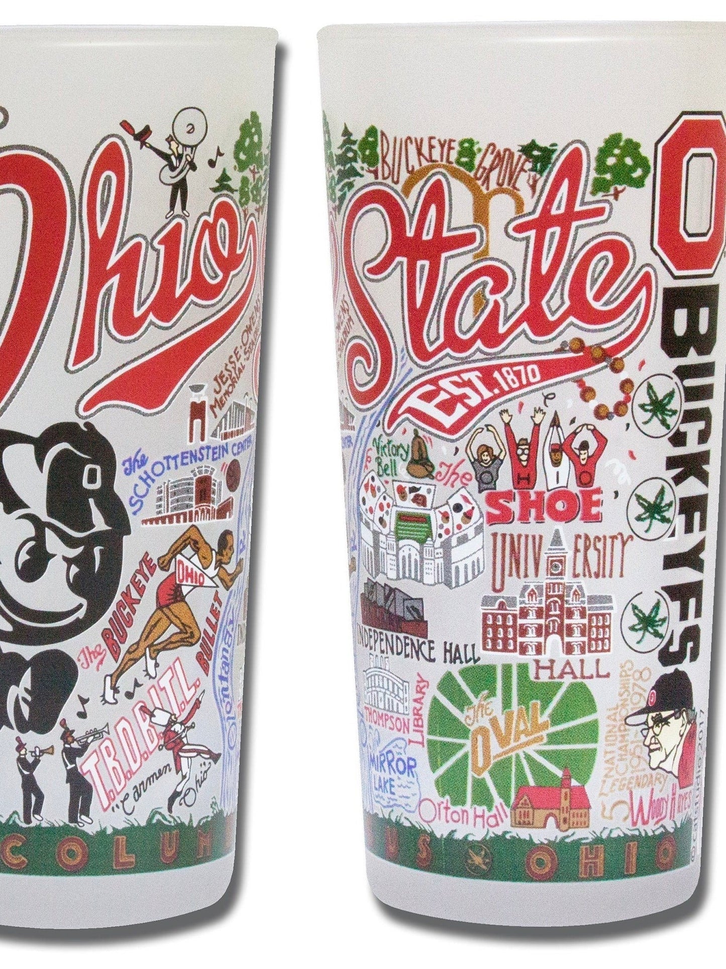 Collegiate Drinking Glass