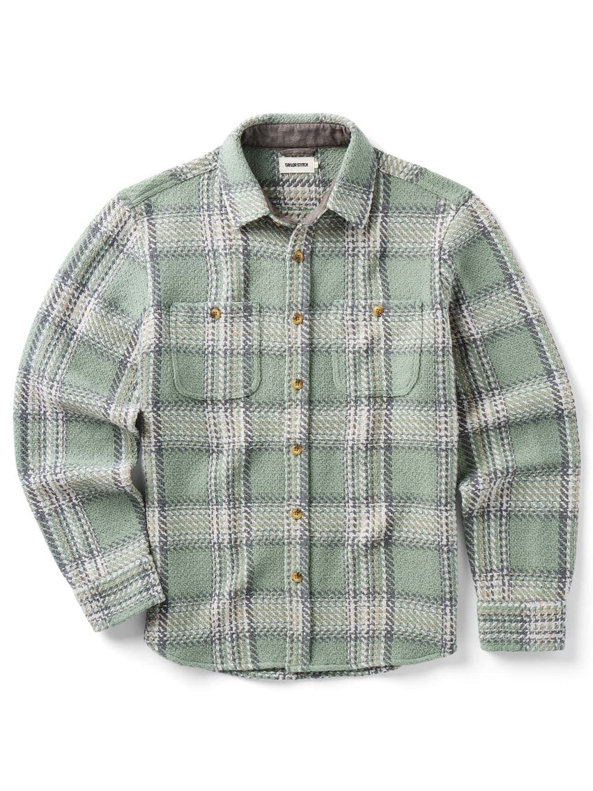 Sage Plaid- The Cutter Overshirt