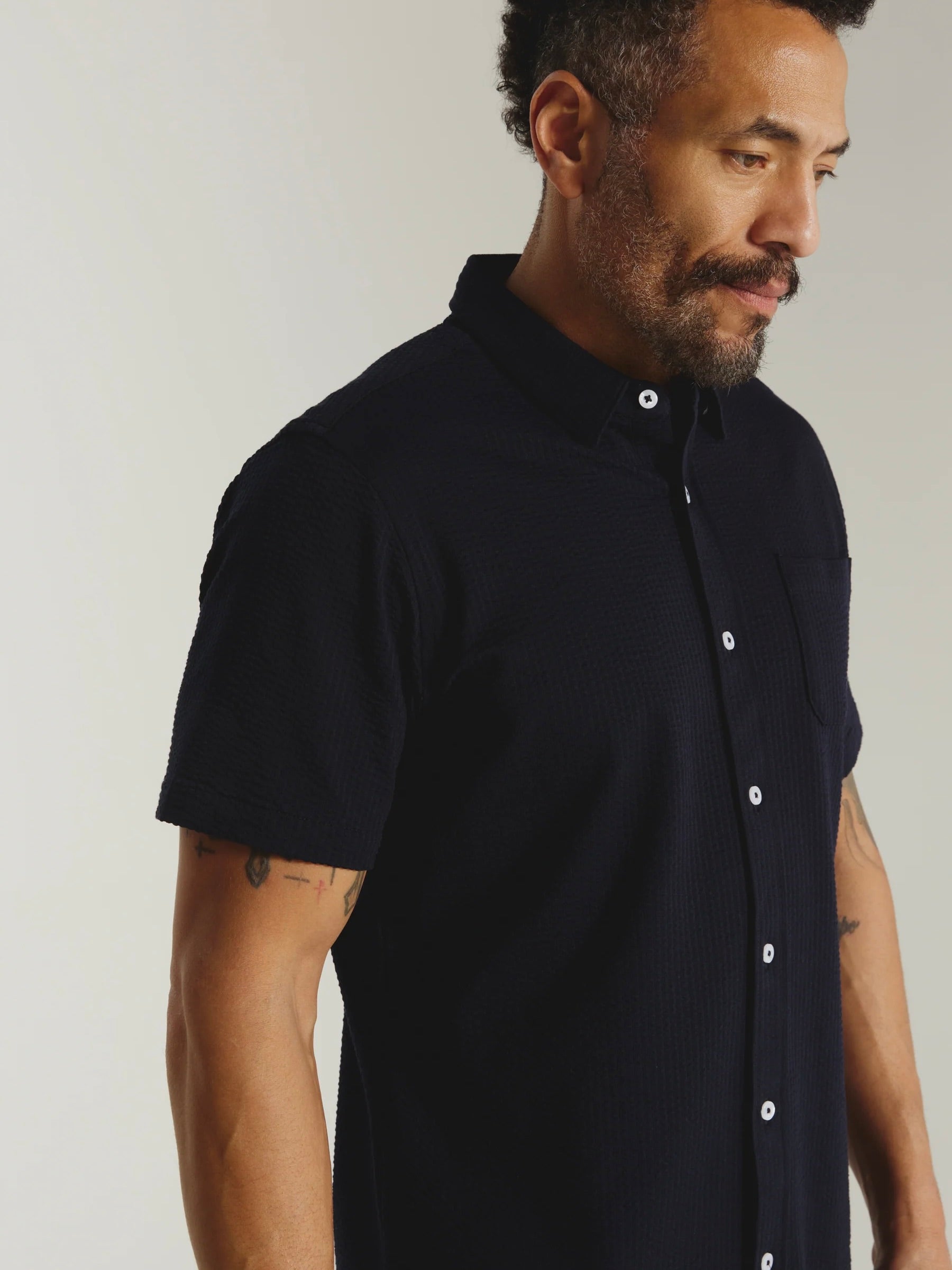 Navy - Bennet Short Sleeve Shirt