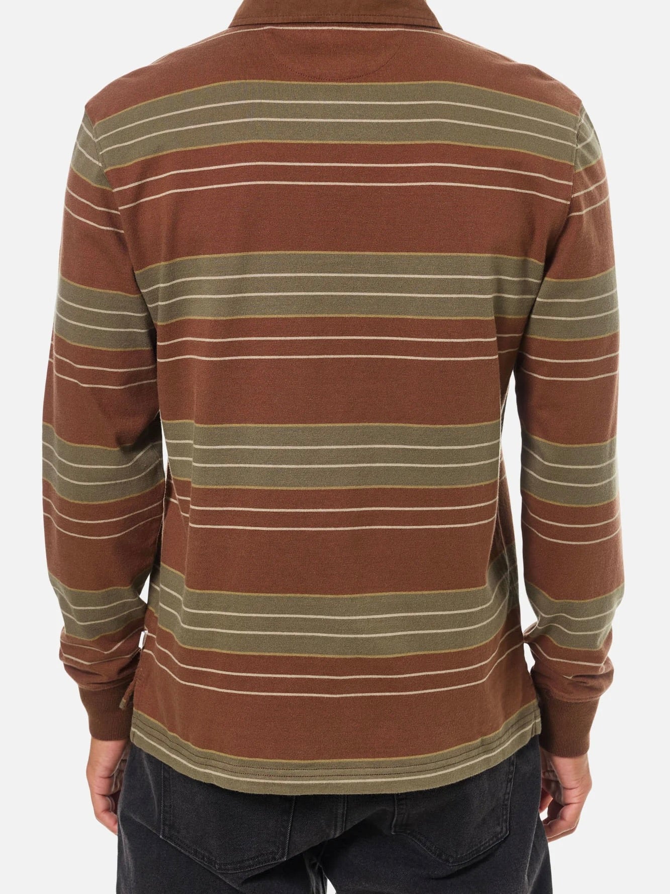 Mahogany - Greg LS Rugby Polo