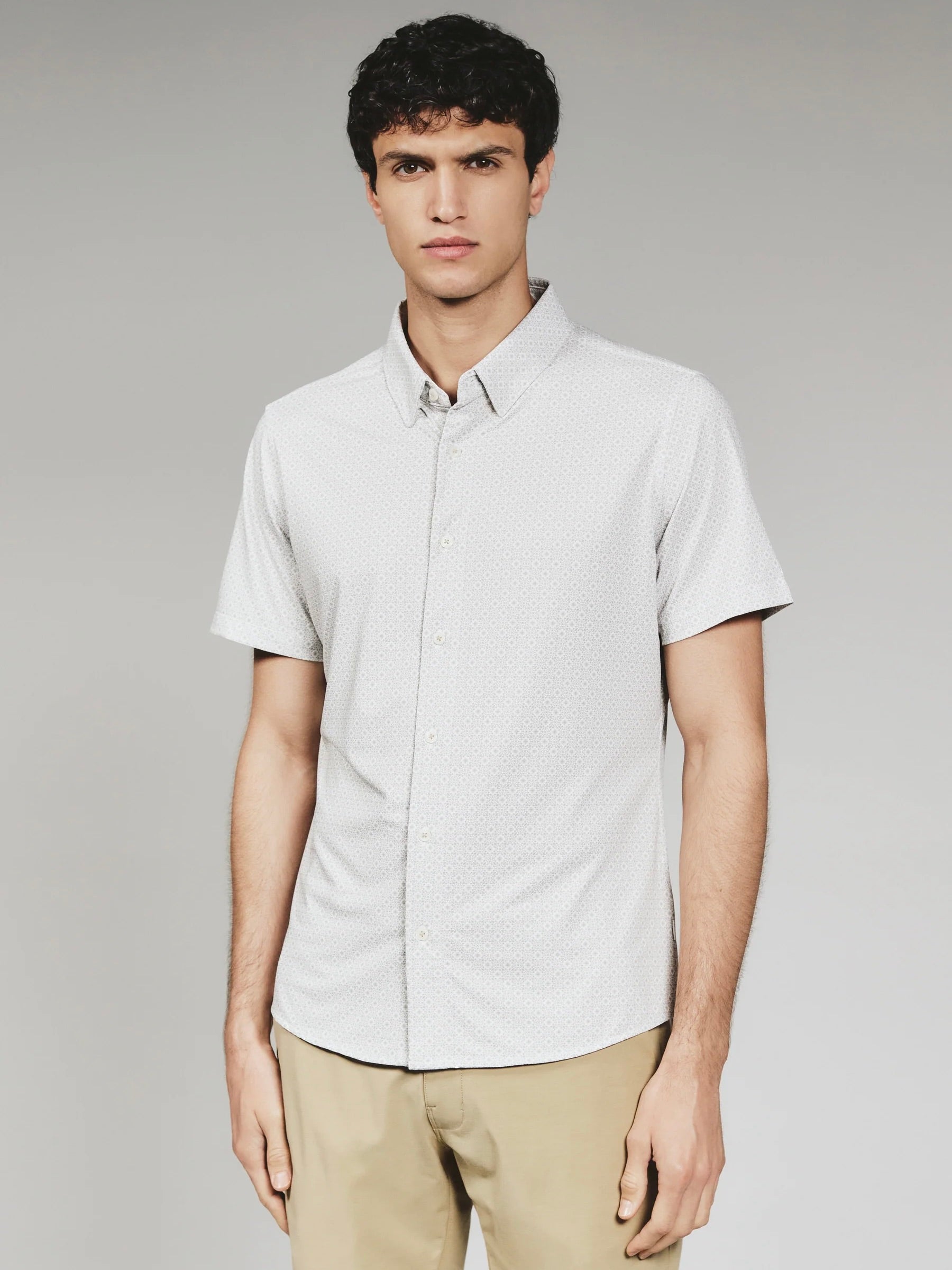 Tan - Pryce Short Sleeve Shirt