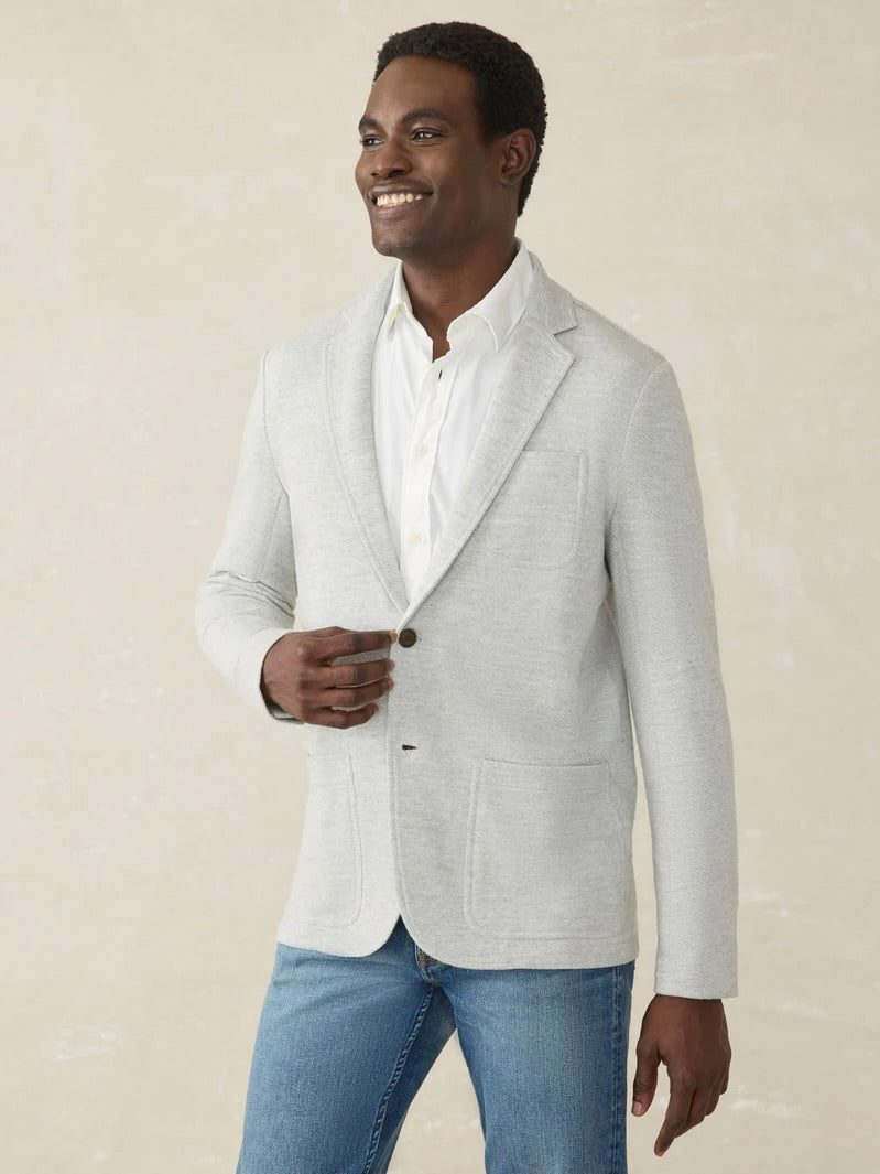 Heather Grey - Inlet Knit Blazer