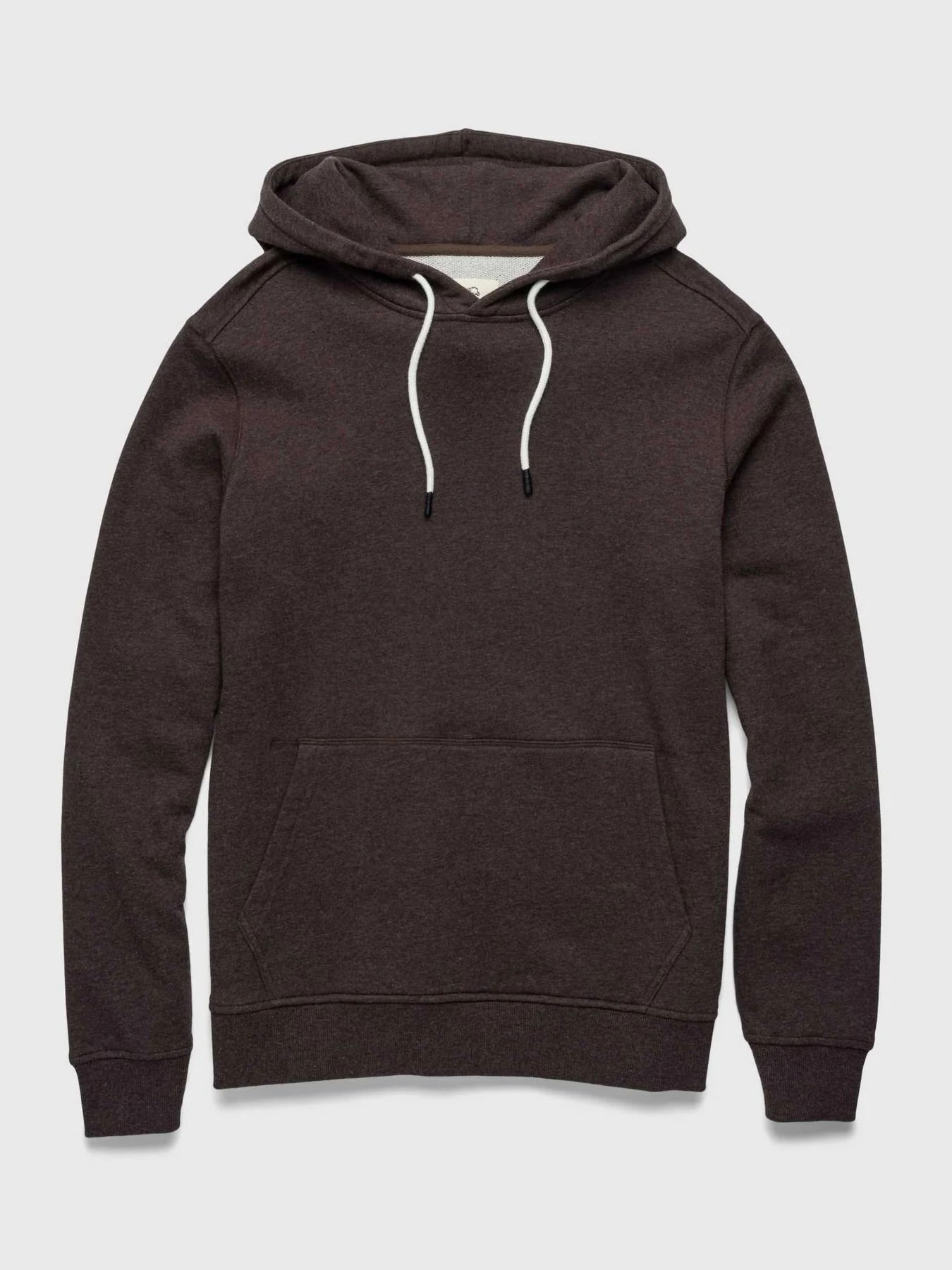 Brown Heather - Marine French Terry Hoodie