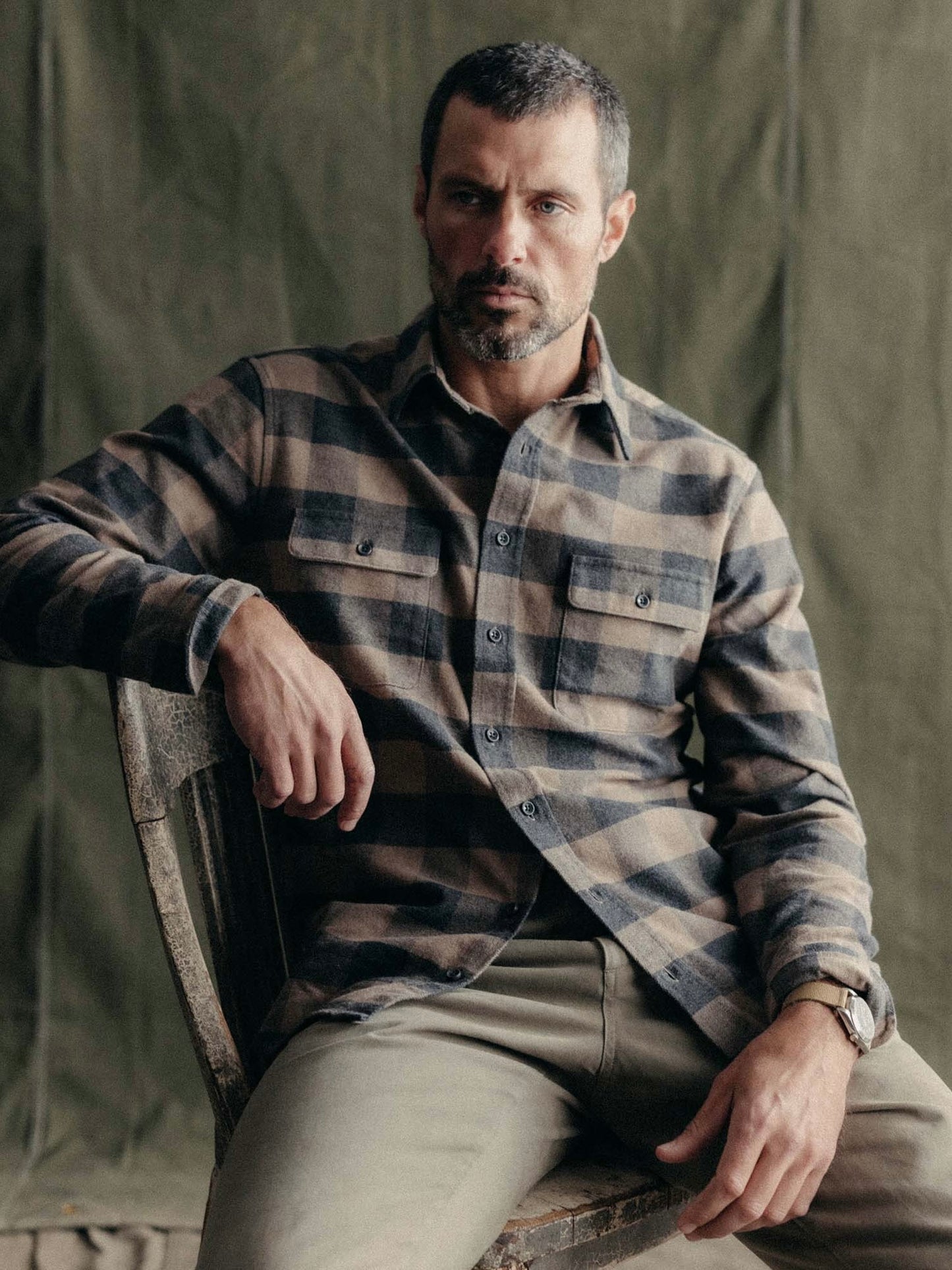 Heather Sable Buffalo Check - The Yosemite Shirt