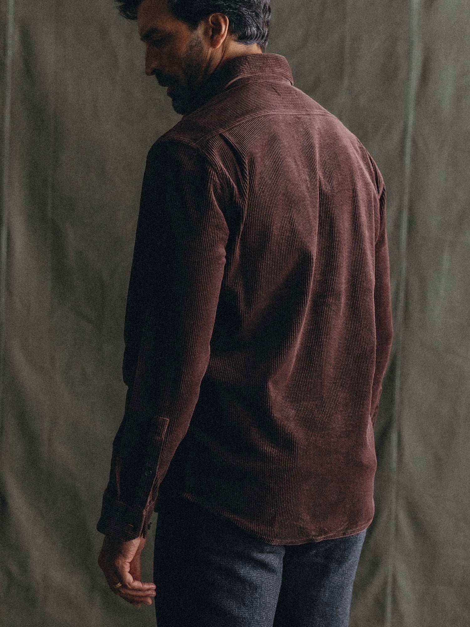 Burgundy Corduroy - The Utility Shirt