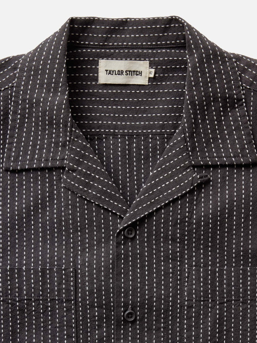 Pickstitch Stripe Dobby - The Conrad Shirt