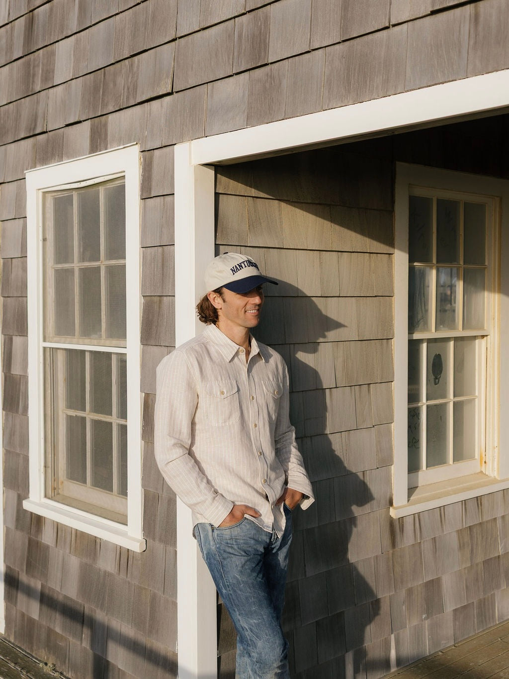 Oatmeal - Seawell Striped Work Shirt