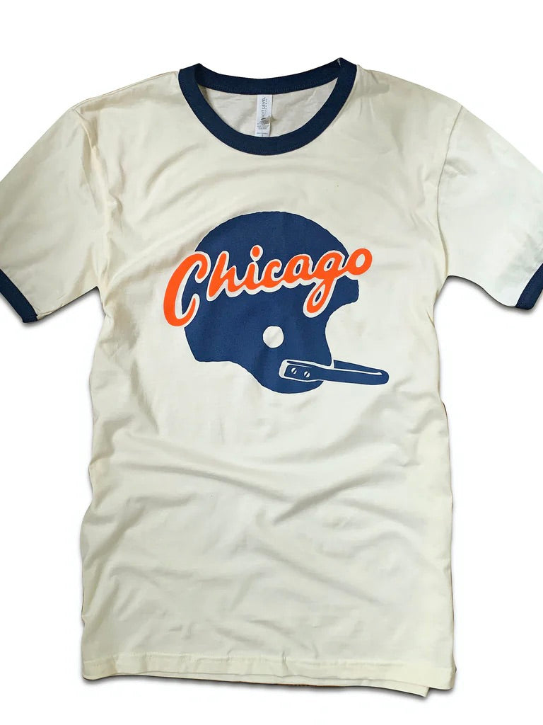 Chicago Football Ringer Tee