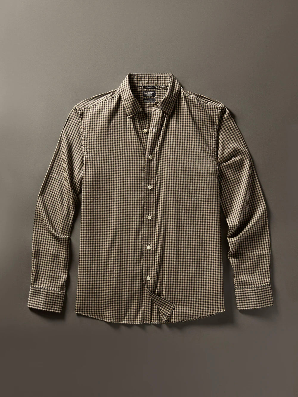 Charcoal Tan Gingham -The Movement Shirt