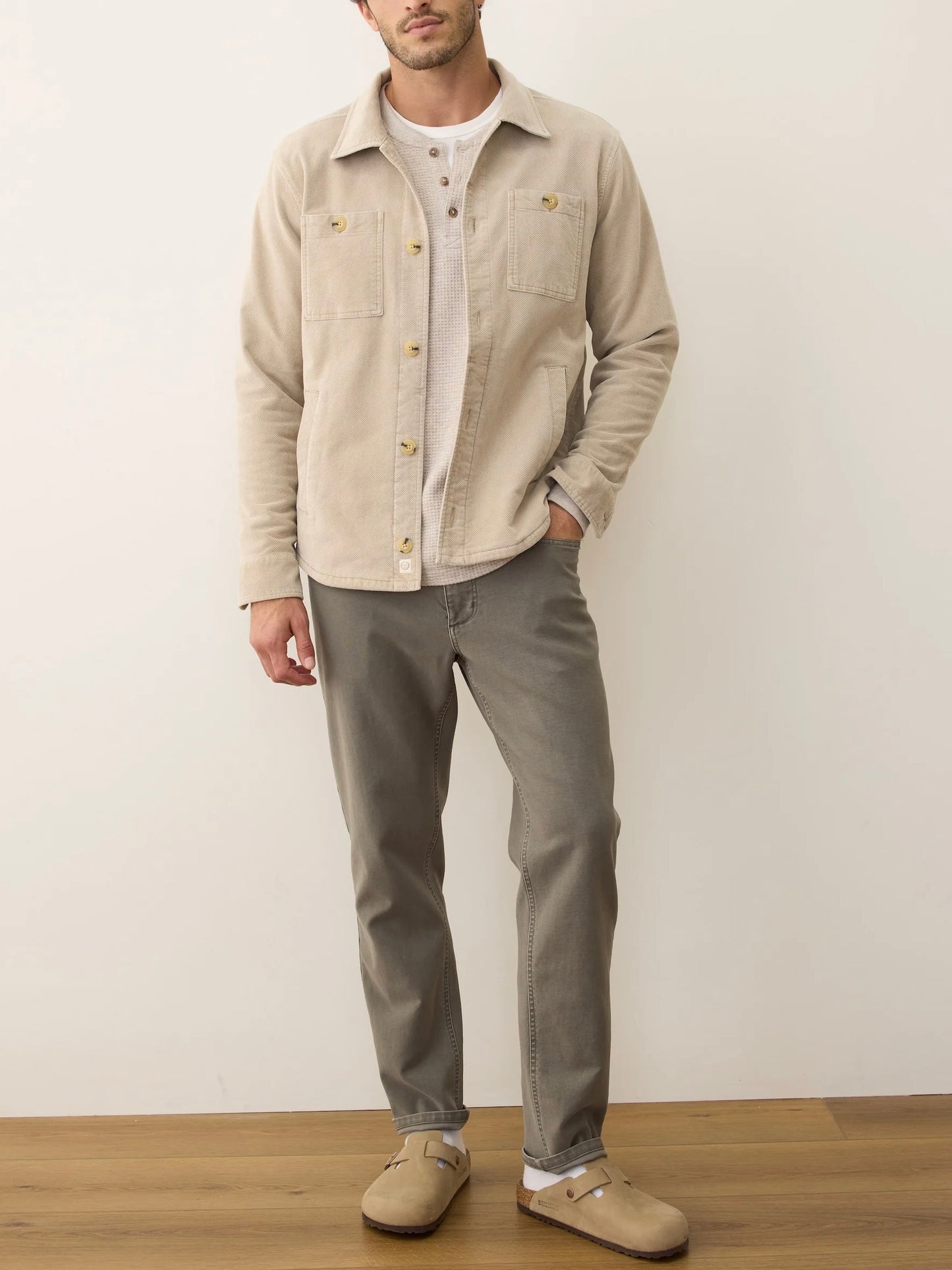 Taupe - Max Moleskin Overshirt