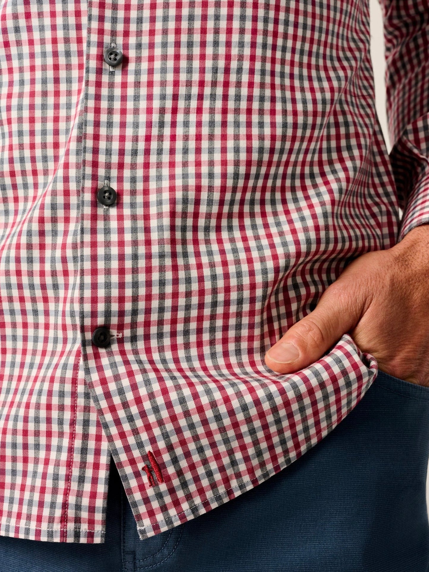Malibu Red - Kirtland LS BD Shirt