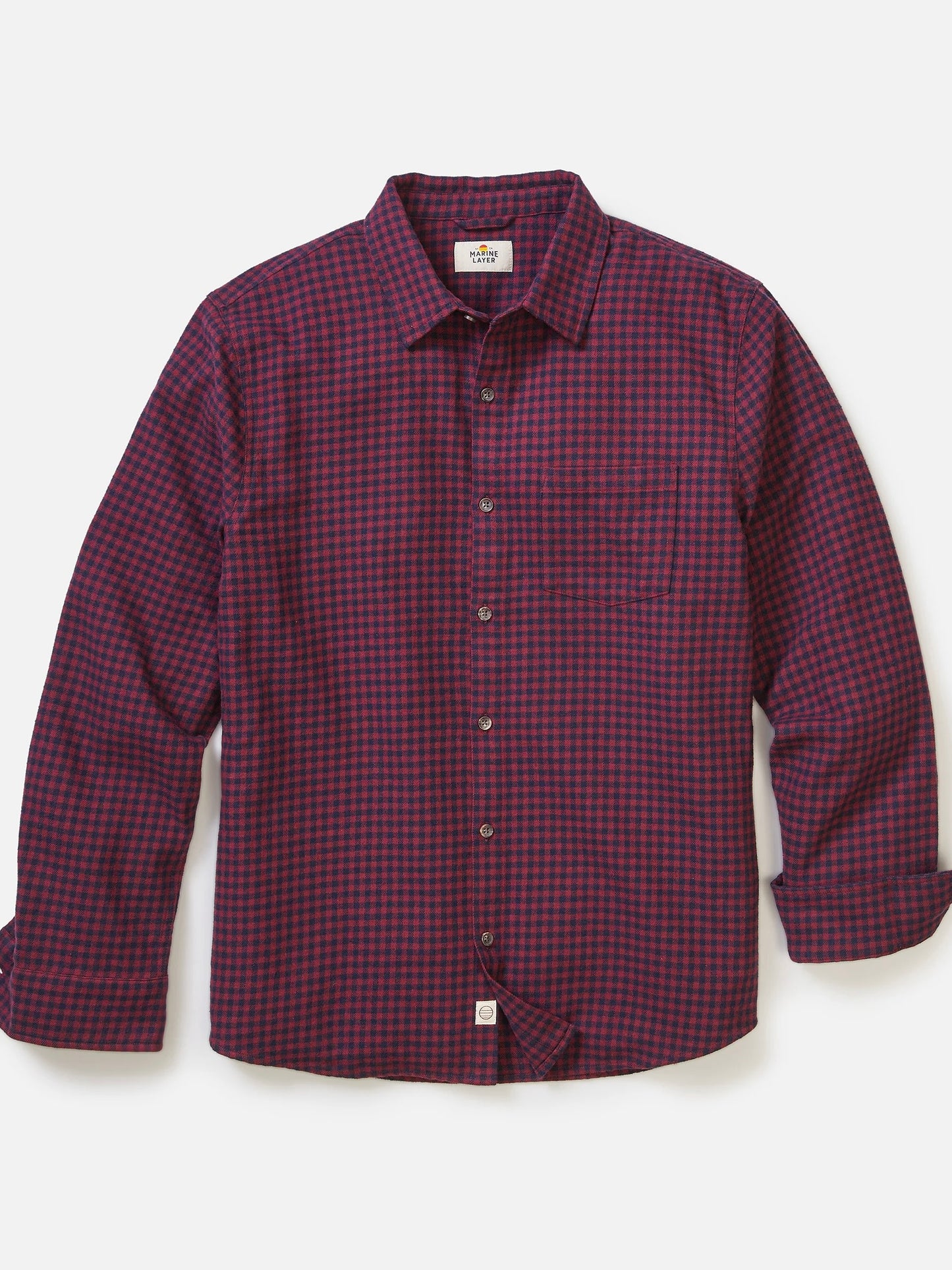 Navy/Red Gingham - Tahoe Flannel Shirt