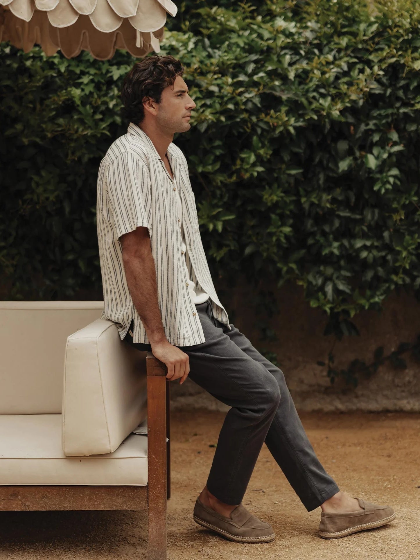 Vintage Blue Stripe - Freshwater Resort Shirt