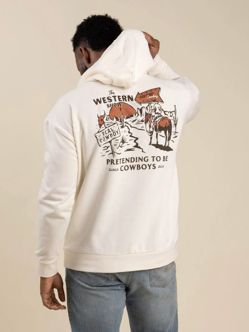 Vintage White - Western Show Hoodie