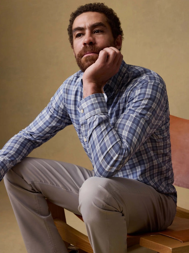 Blue Isle Plaid - Movement Monterey Shirt