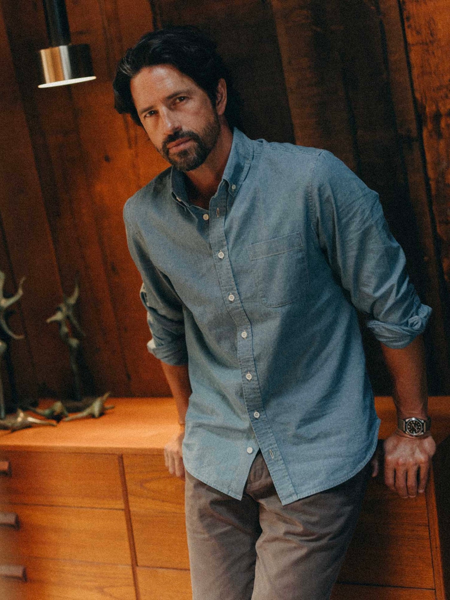 Washed Indigo Chambray - The Jack