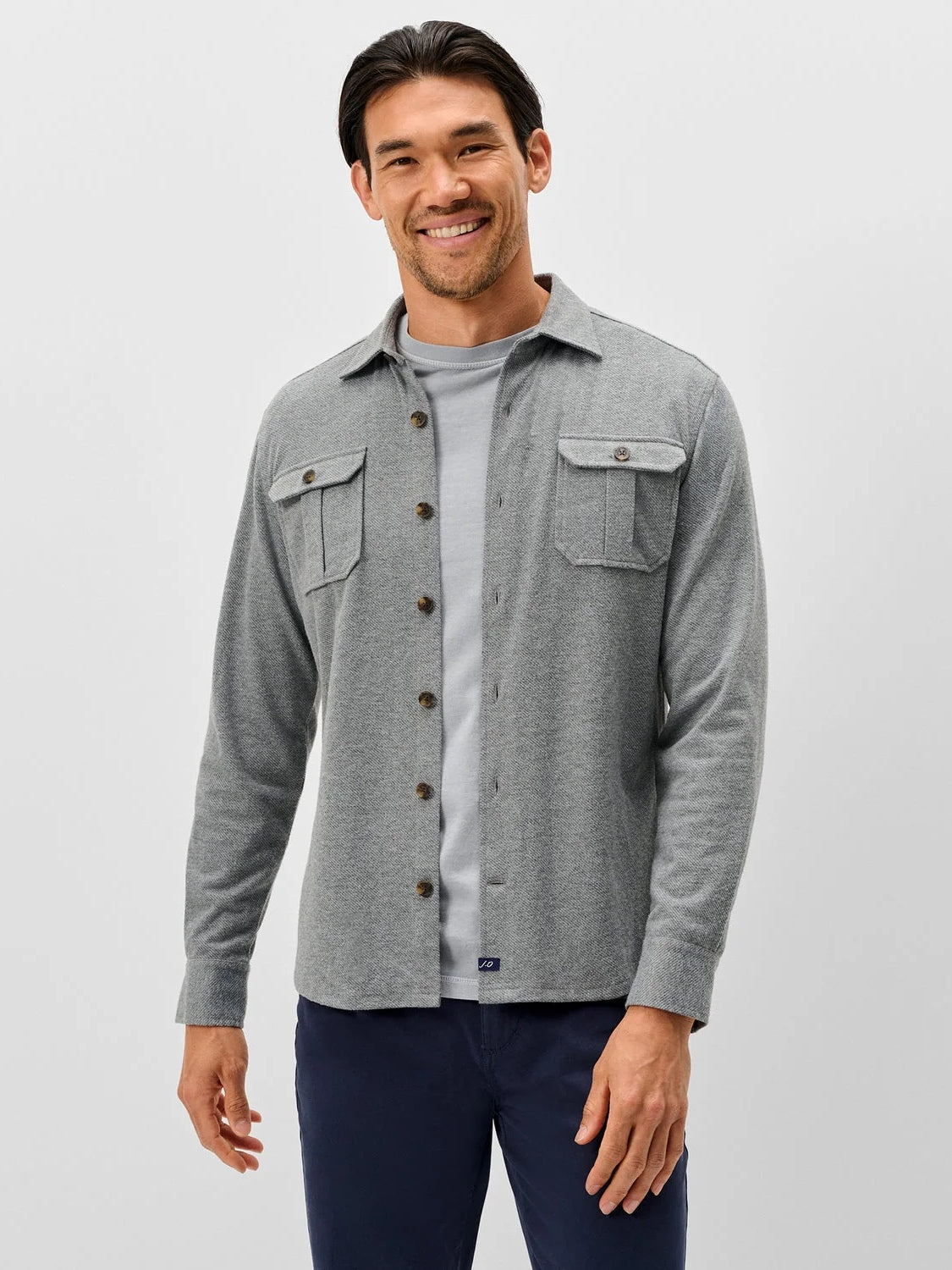 Light Grey - Sequoia Twill Solid Shirt