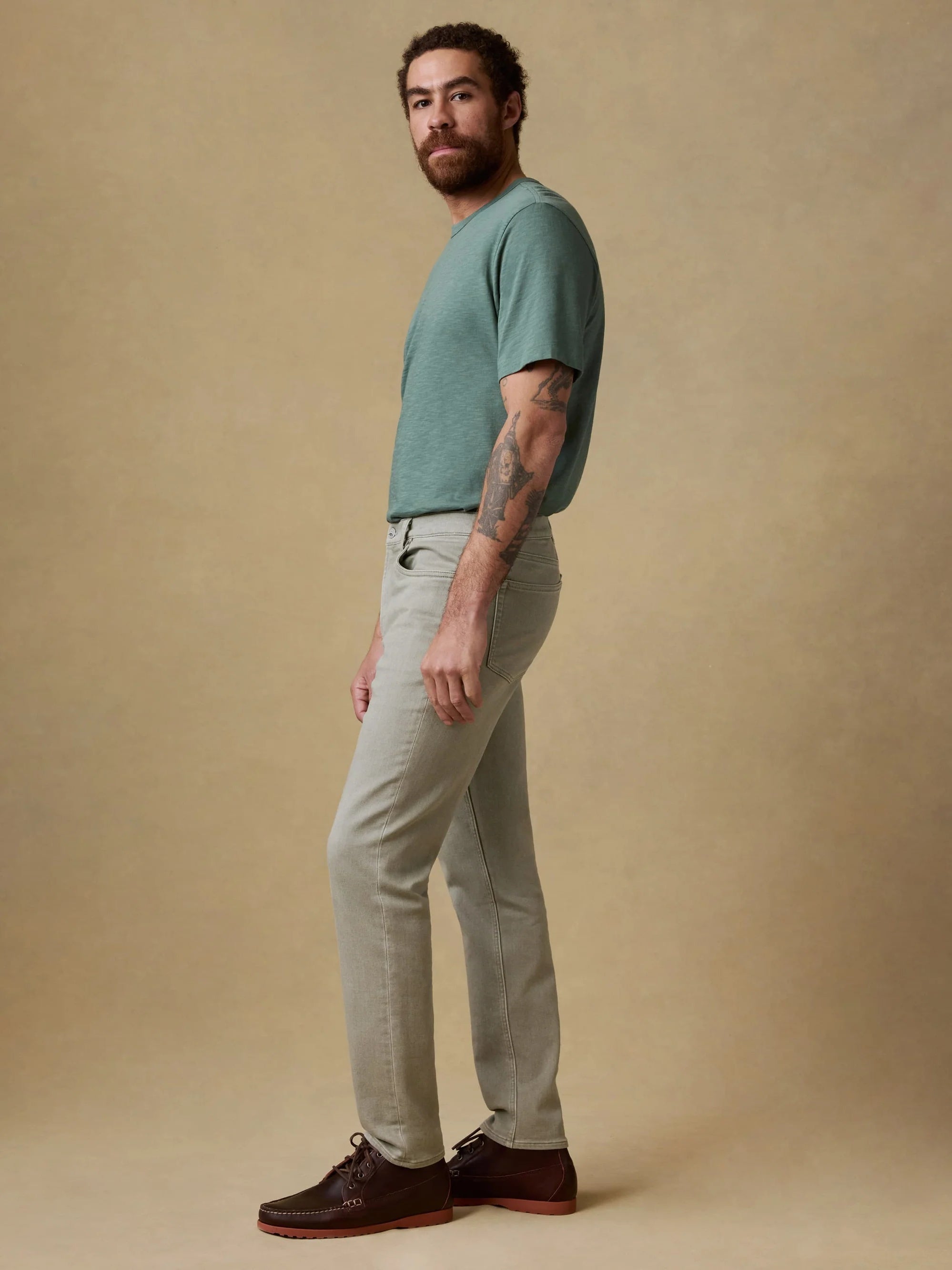 Coastal Sage - Stretch Terry 5 Pocket