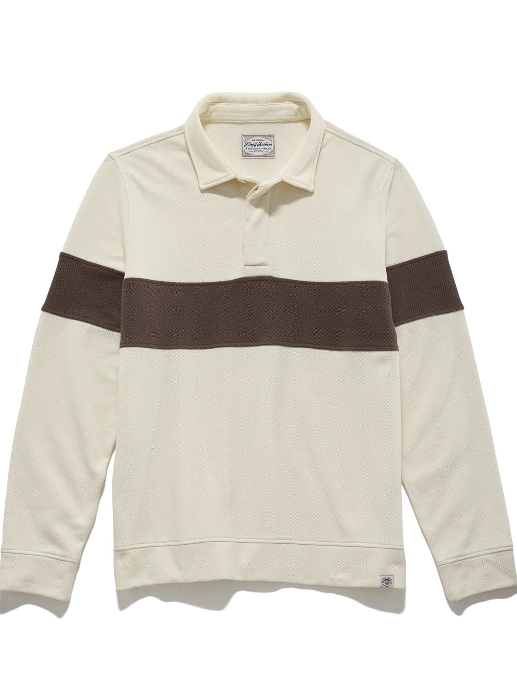 Cream/Brown - Rogersville Rugby Polo