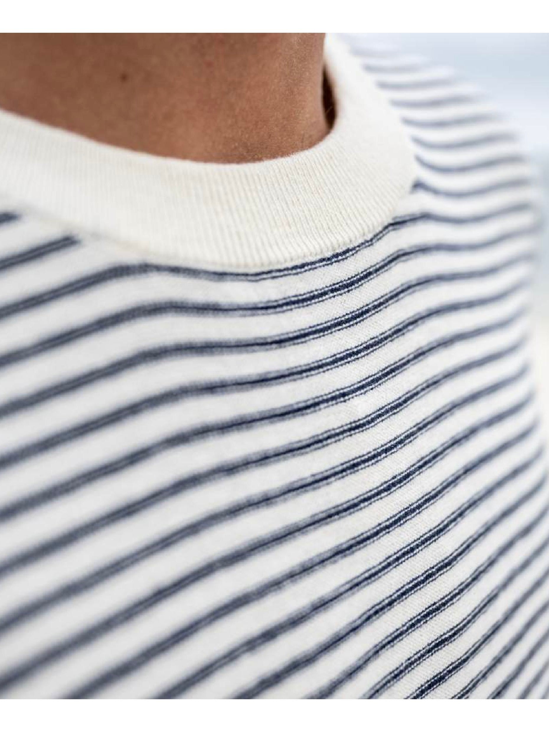 Cream - Seawell Beach Stripe Crew
