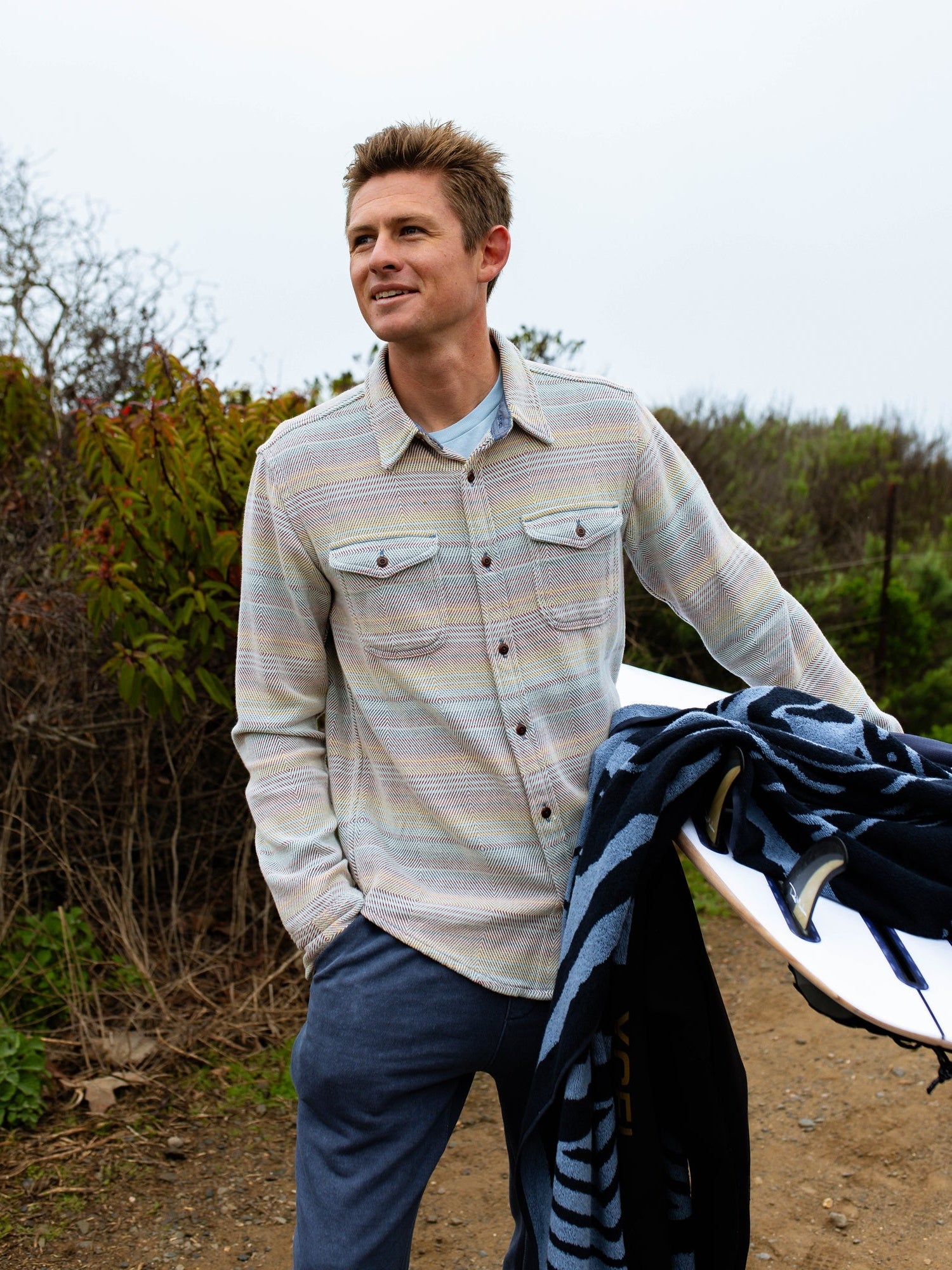 Sunrise Mojave Stripe - Blanket Shirt