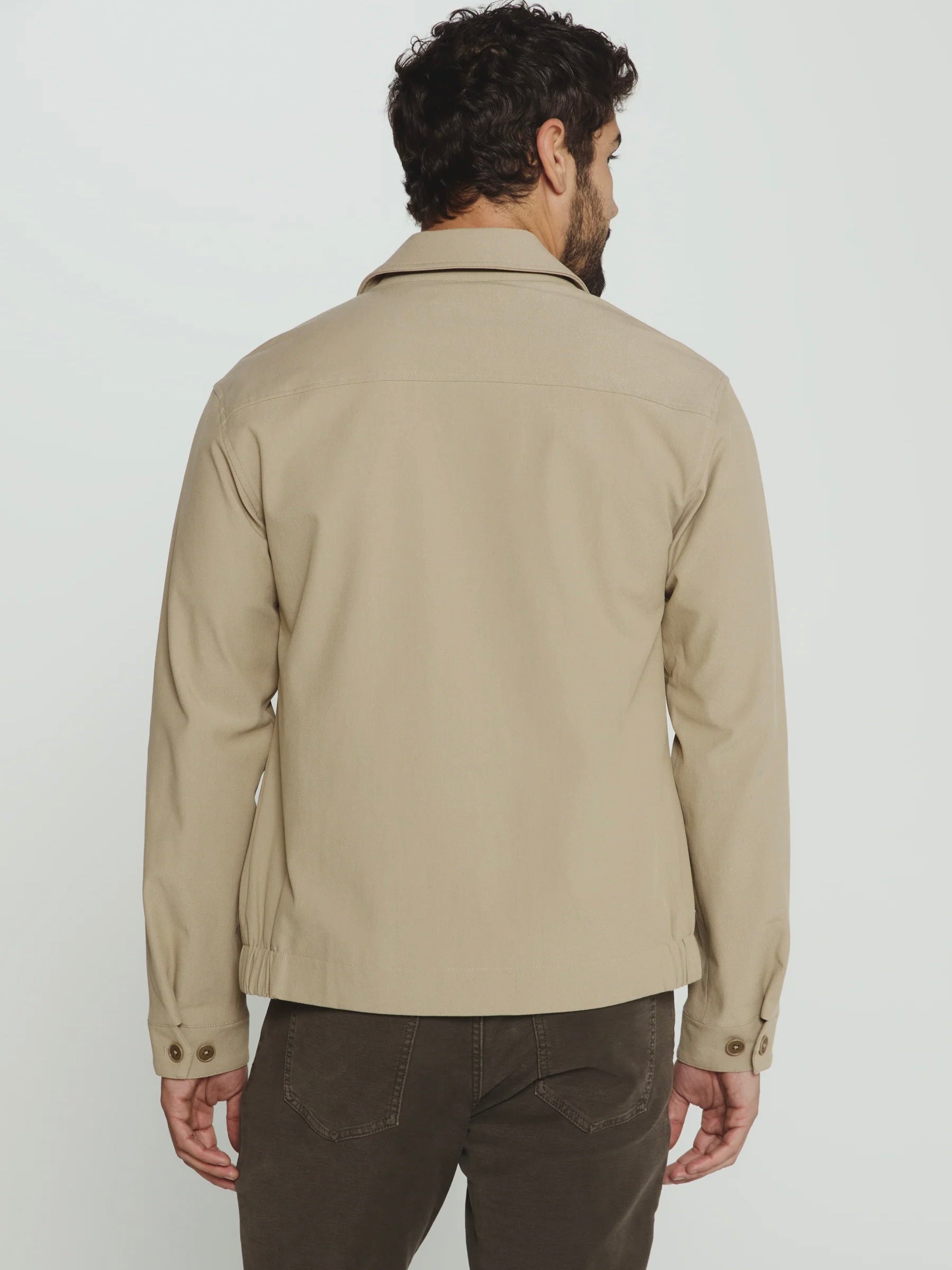 Khaki - Baron Full Zip Jacket