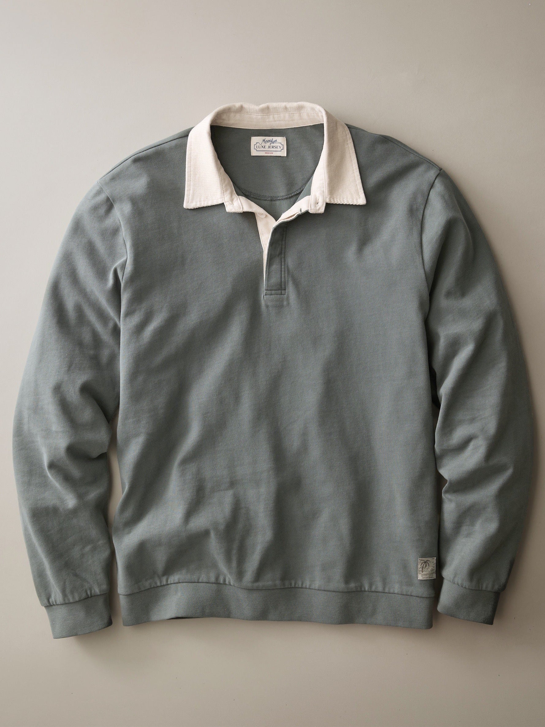 Balsam Green - Sueded Rugby Polo