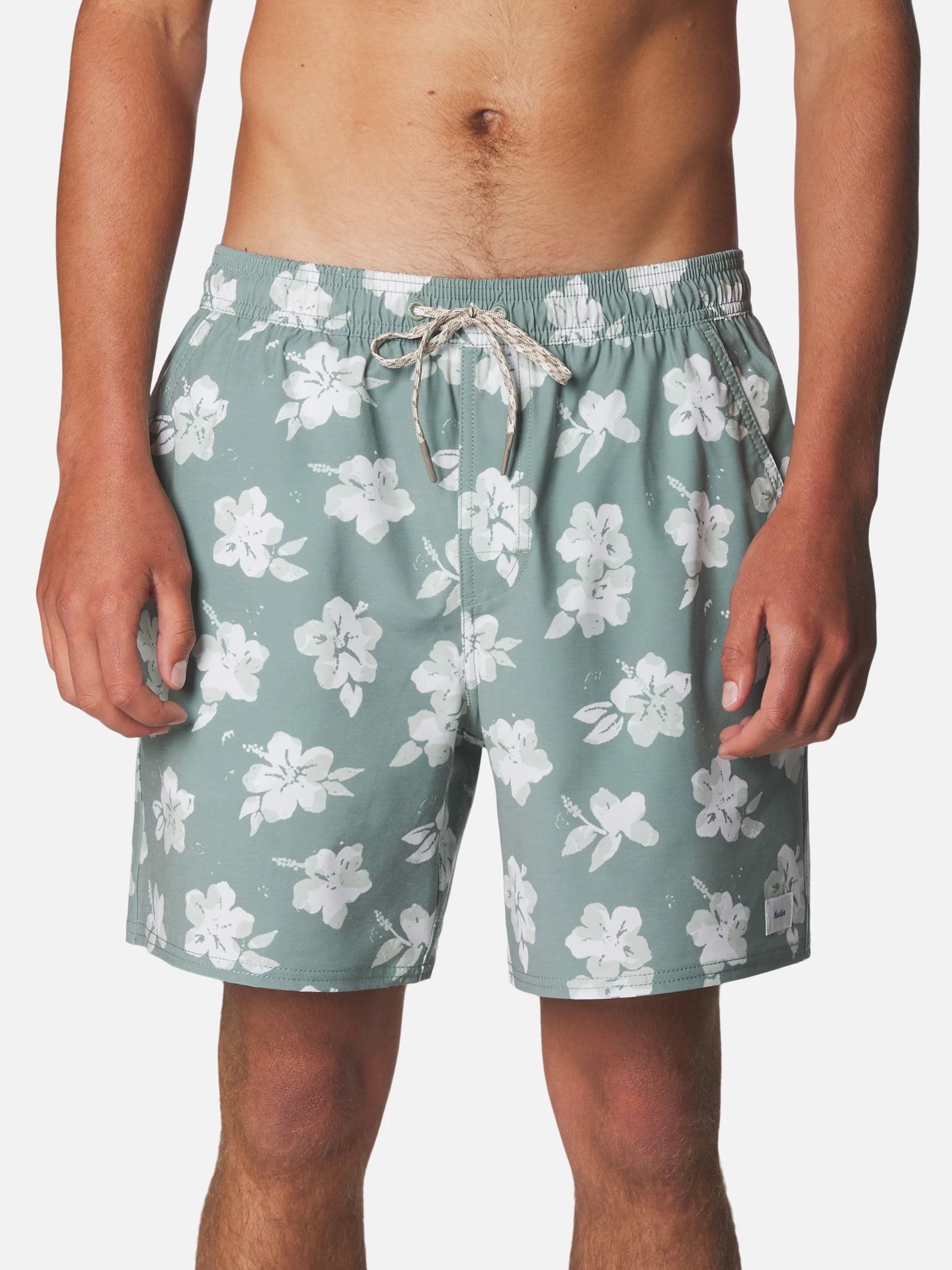 Sage - Stamps Volley Shorts