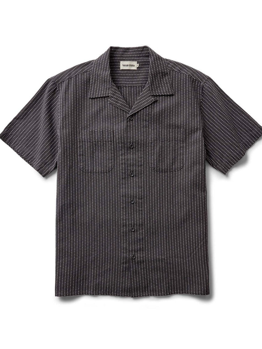 Pickstitch Stripe Dobby - The Conrad Shirt