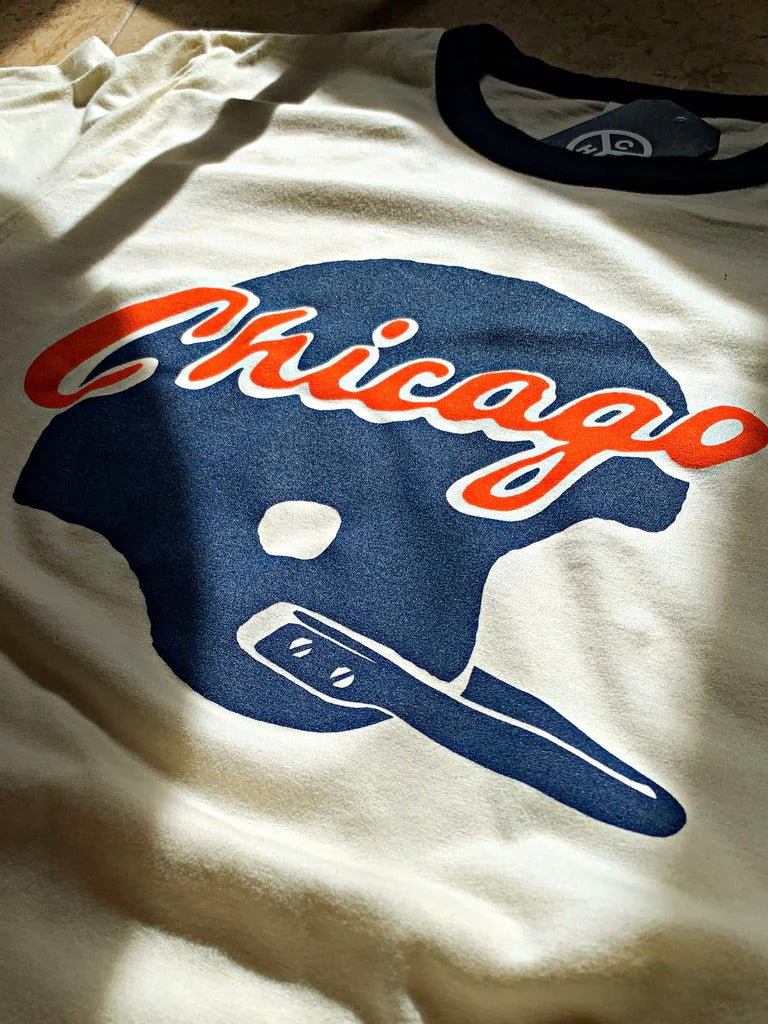 Chicago Football Ringer Tee