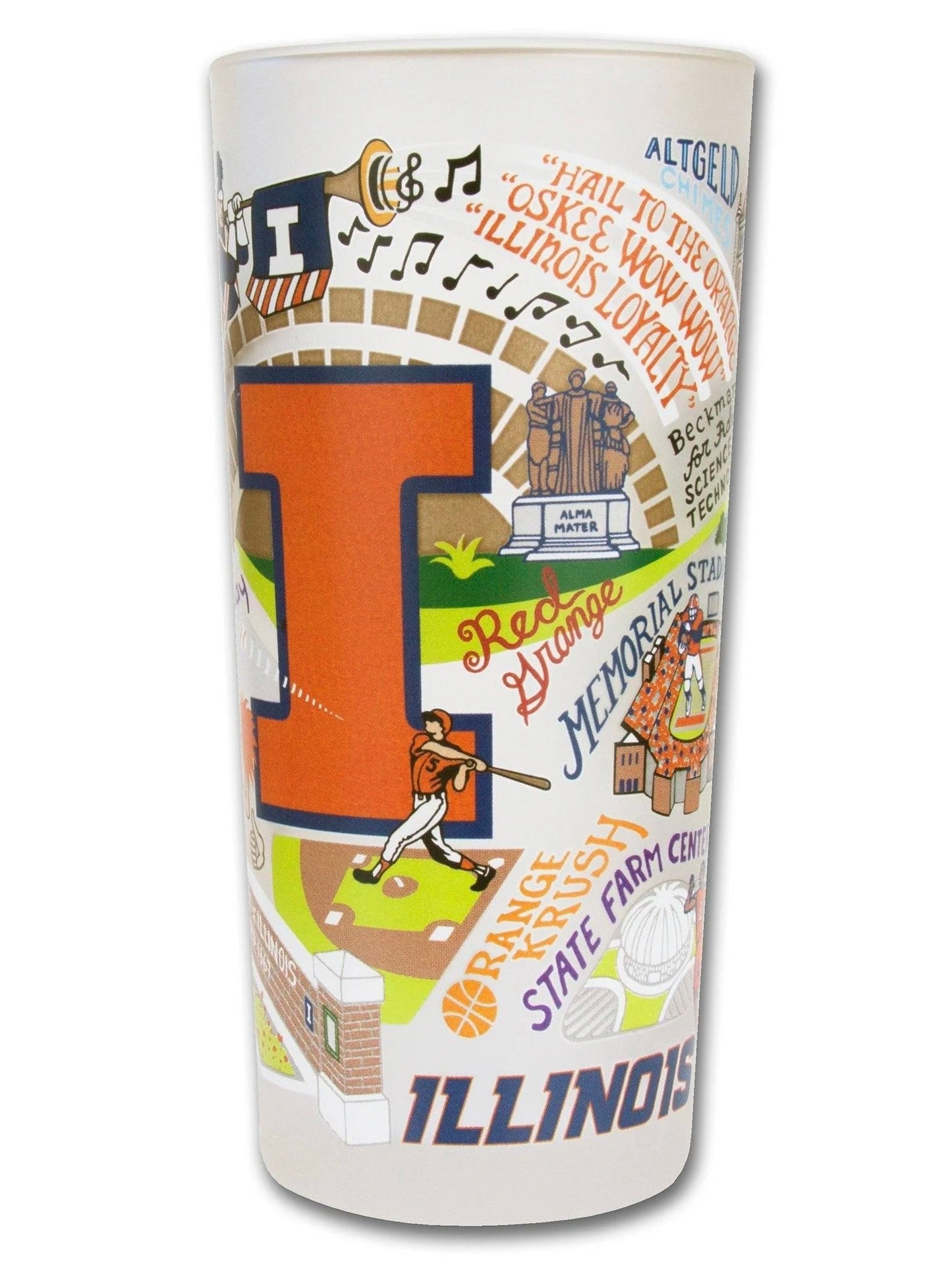 Collegiate Drinking Glass