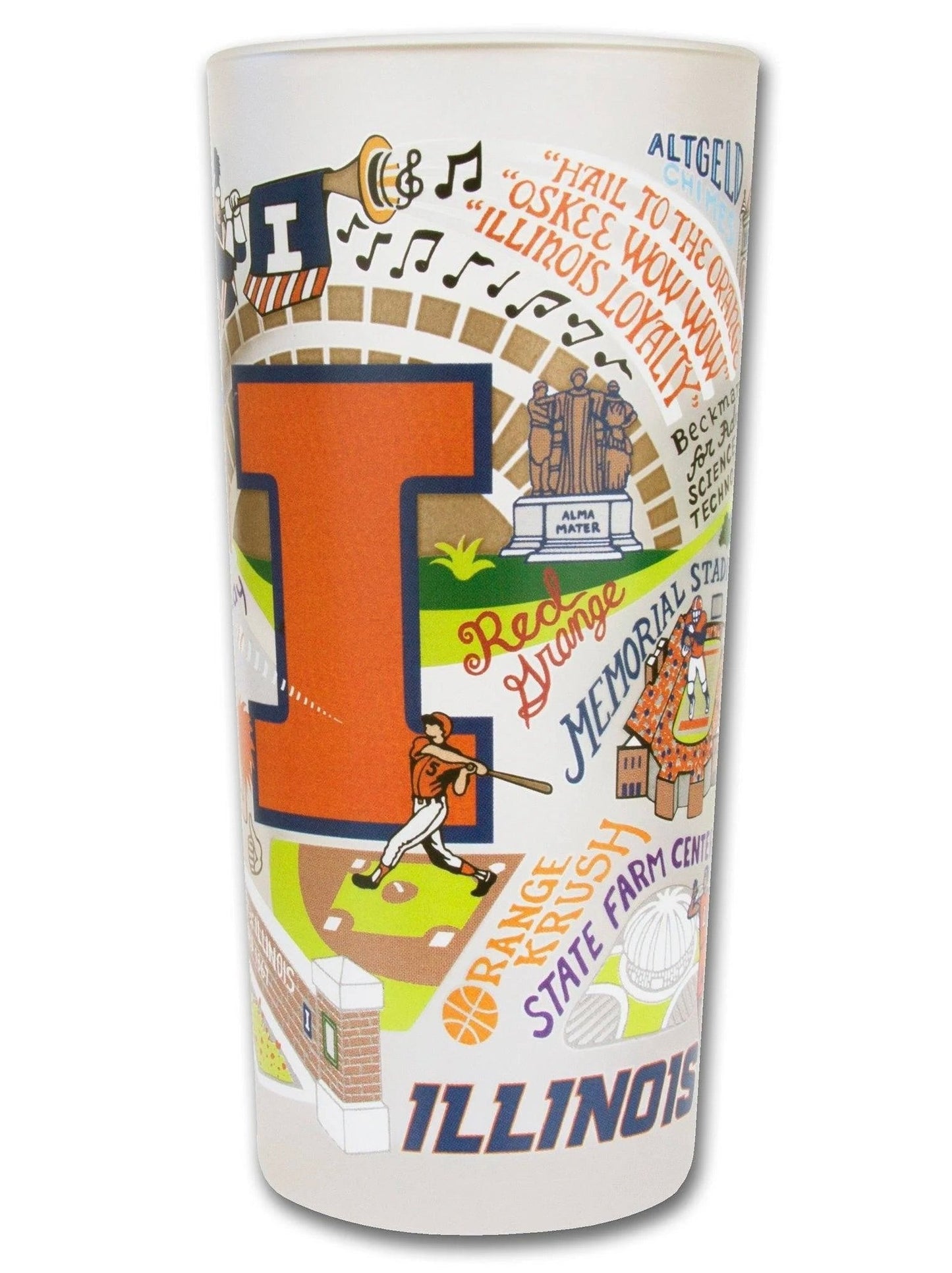 Collegiate Drinking Glass