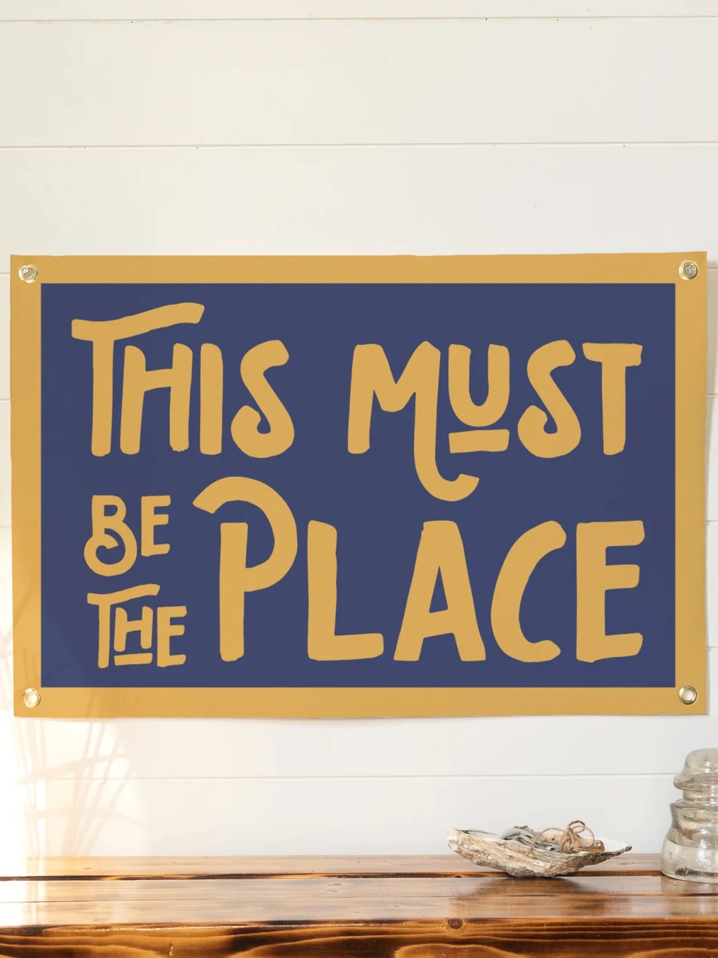 This Must Be The Place Felt Banner