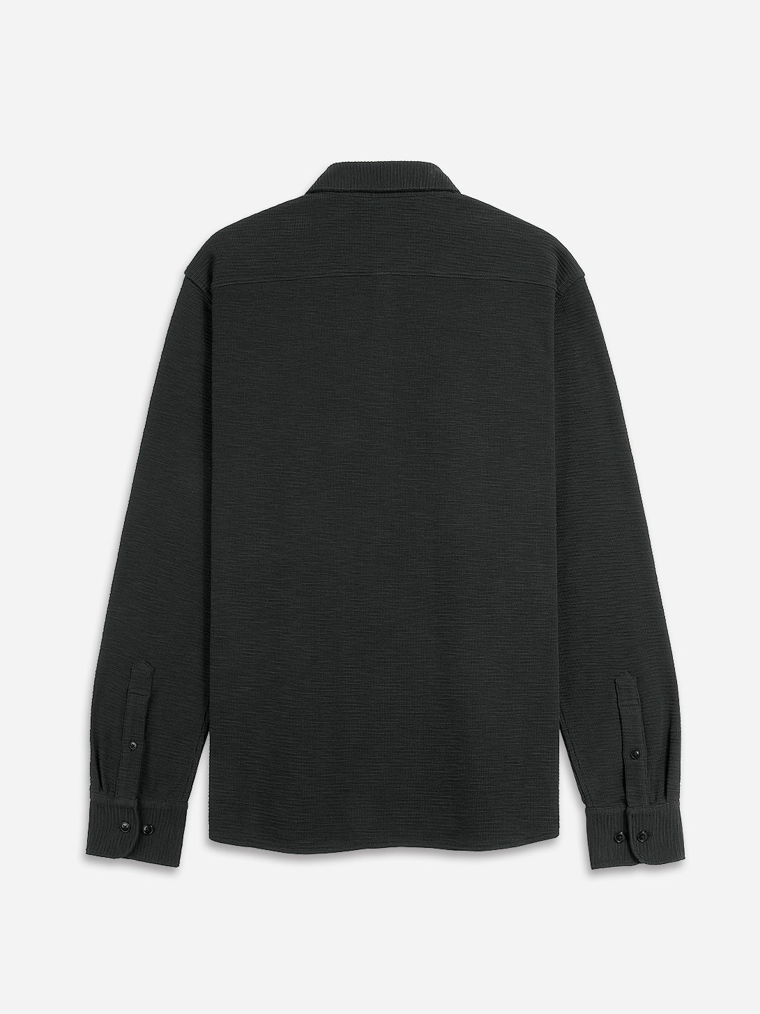 Black - Darcy Slub Waffle Shirt