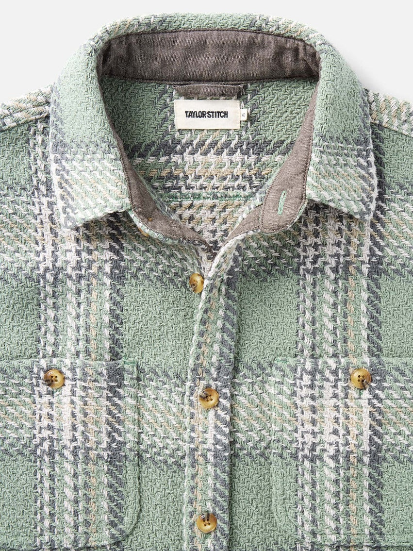 Sage Plaid- The Cutter Overshirt