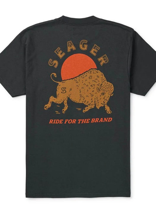 Vintage Black - Ride For The Brand Tee