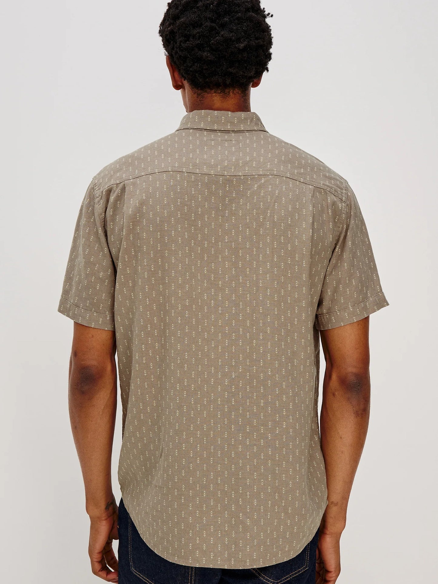 Arrow Dot Crater - Carson SS Button Down